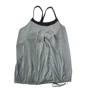 Champion Gray Sleeveless Tank Top Spaghetti Strap Large